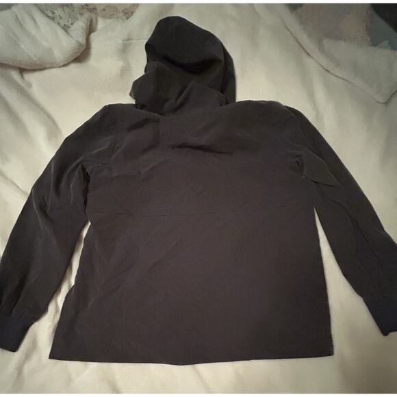 Eileen Fisher Jacket Size M Windbreaker Gray Full Zip Lined Outdoor Jacket - Picture 11 of 14